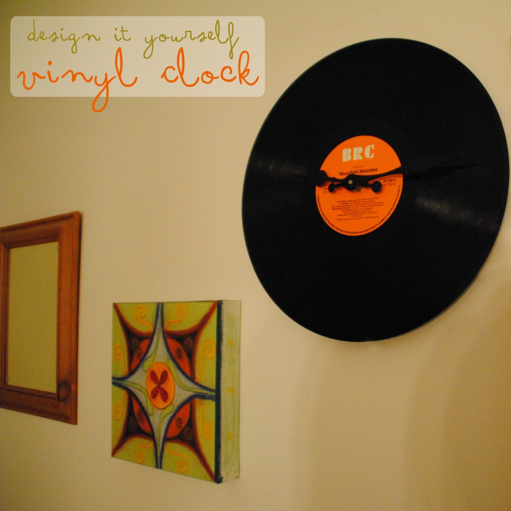 diy vinyl clock2